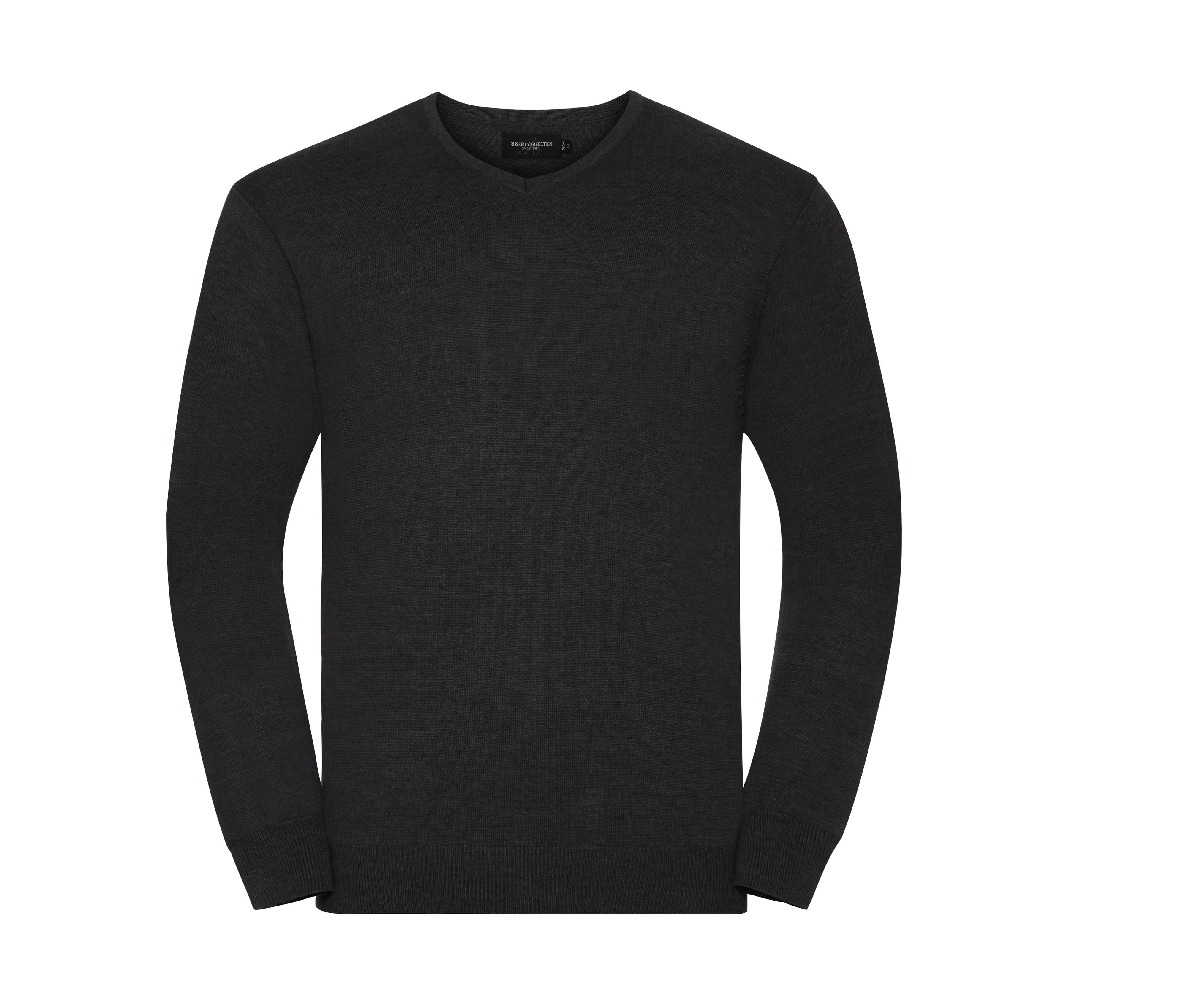 MEN'S V-NECK KNITTED PULLOVER
